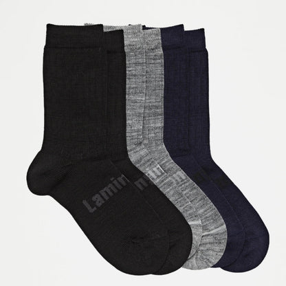 Lamington Merino Rib Crew Socks Man
