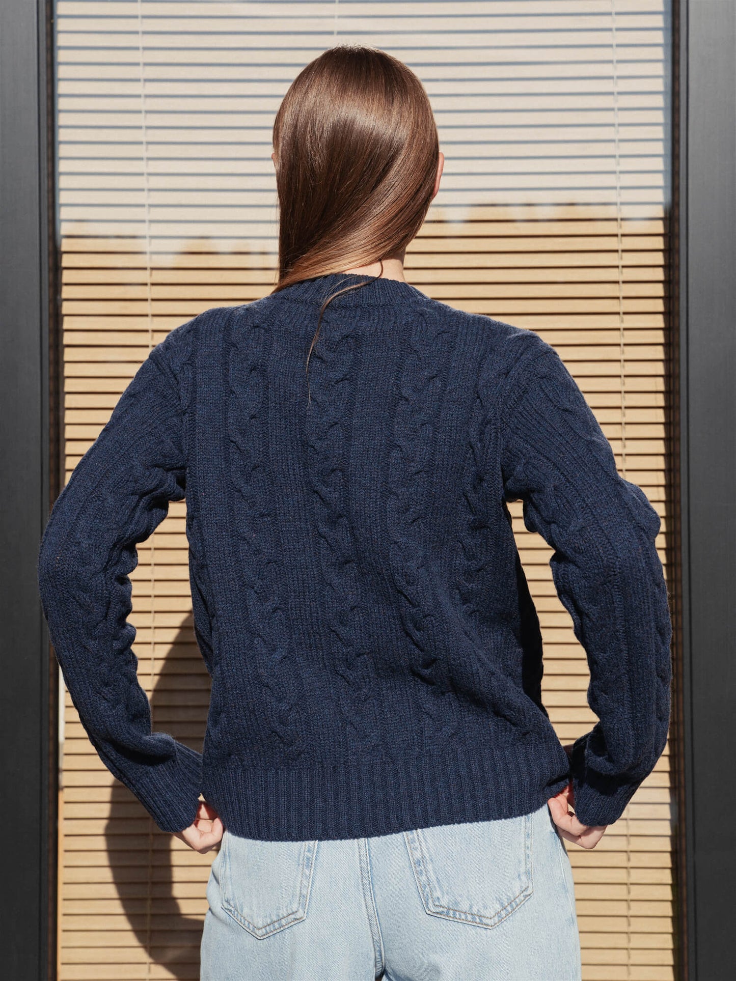 Cashmere Merino Sweater Migle Navy