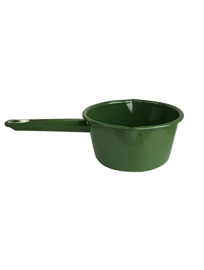 Hunter green milk pan.