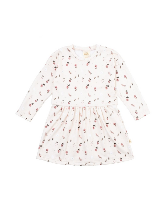 Organic Cotton Dress Nordic Flora