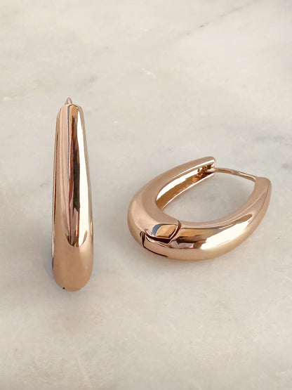 Millo Oval Hoop Earrings