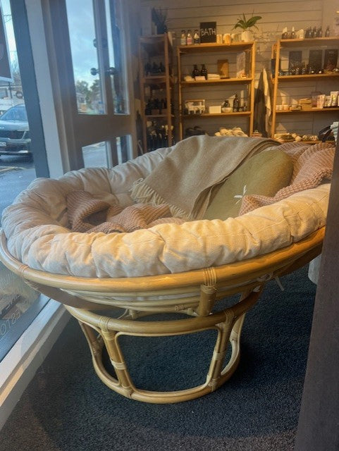 Papasan Bamboo Chair Bohemian