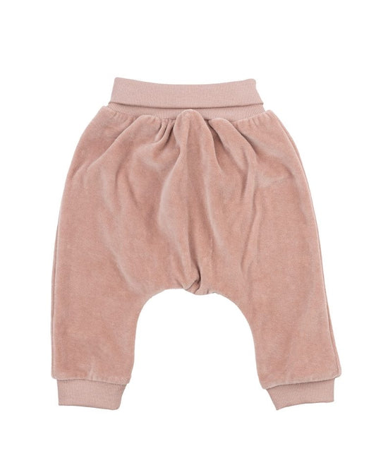 Organic Cotton Velour Pants Rosewood