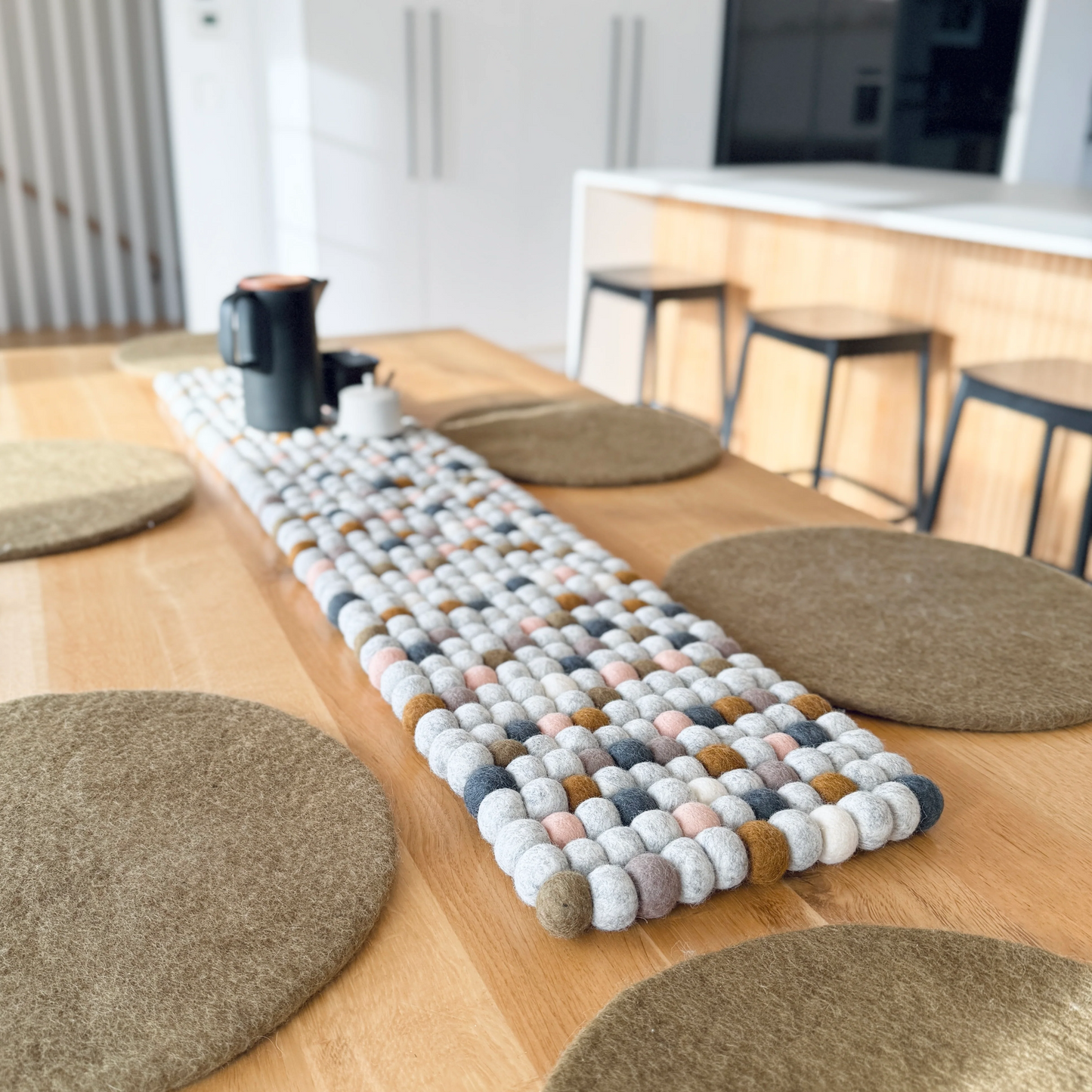 Felt Ball Table Runner