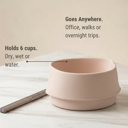 Mister Loyal 2-in-1 Travel Bowl