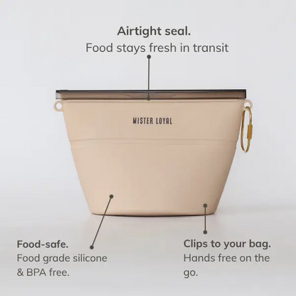 Mister Loyal 2-in-1 Travel Bowl
