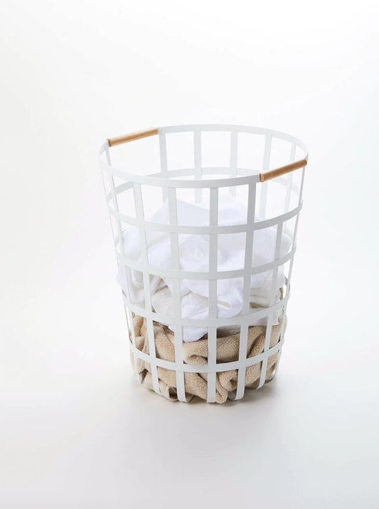 White Tosca laundry basket