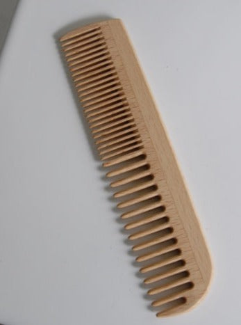 Hair Comb made from Beech Wood