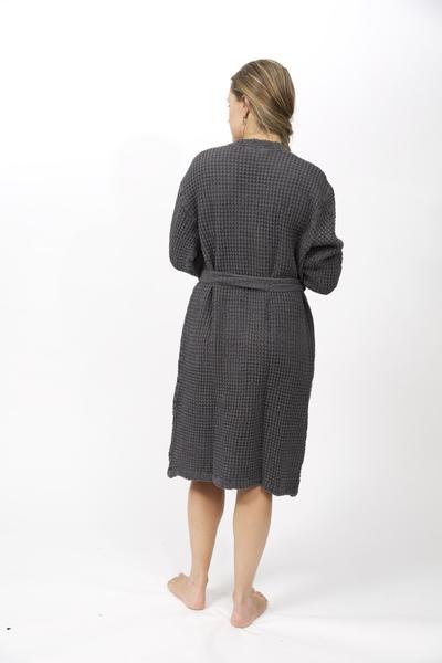Linen/cotton bathrobe