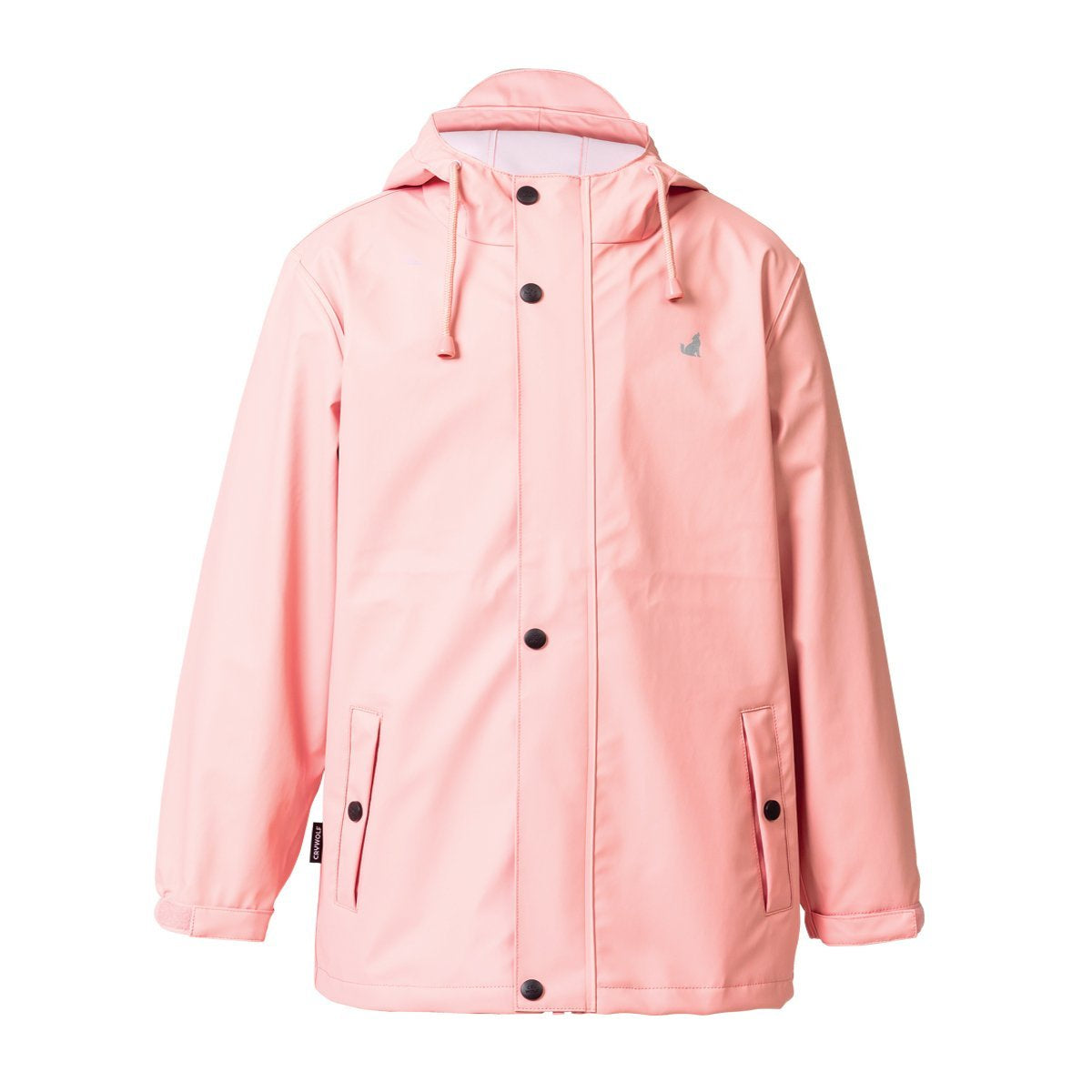 waterproof kids jacket pink front