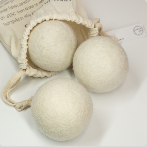 3 wool dryer balls