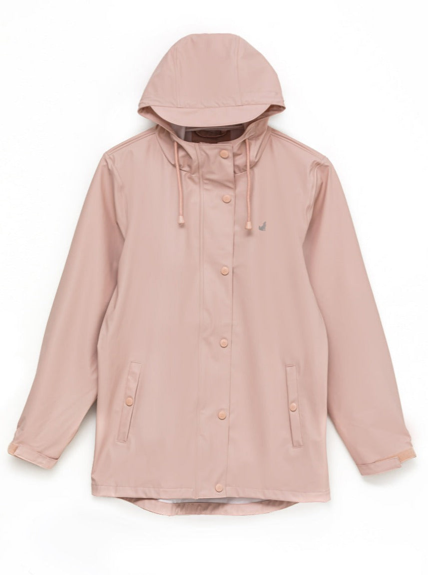 Waterproof jacket for women Crywolf, pale pink, front
