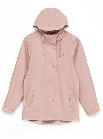 Waterproof jacket for women Crywolf, pale pink, front