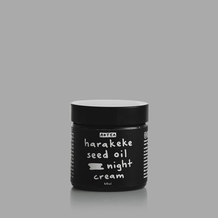 black jar of night cream 