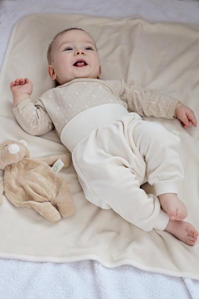 Baby with comforter bunny