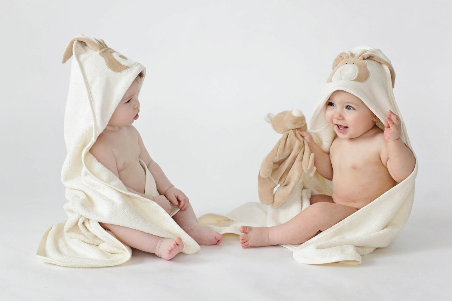 Organic Cotton Towel Hood Bunny