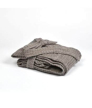 Linen/cotton bathrobe