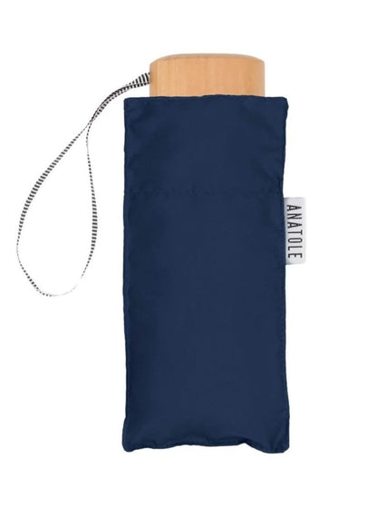 navy umbrella folded