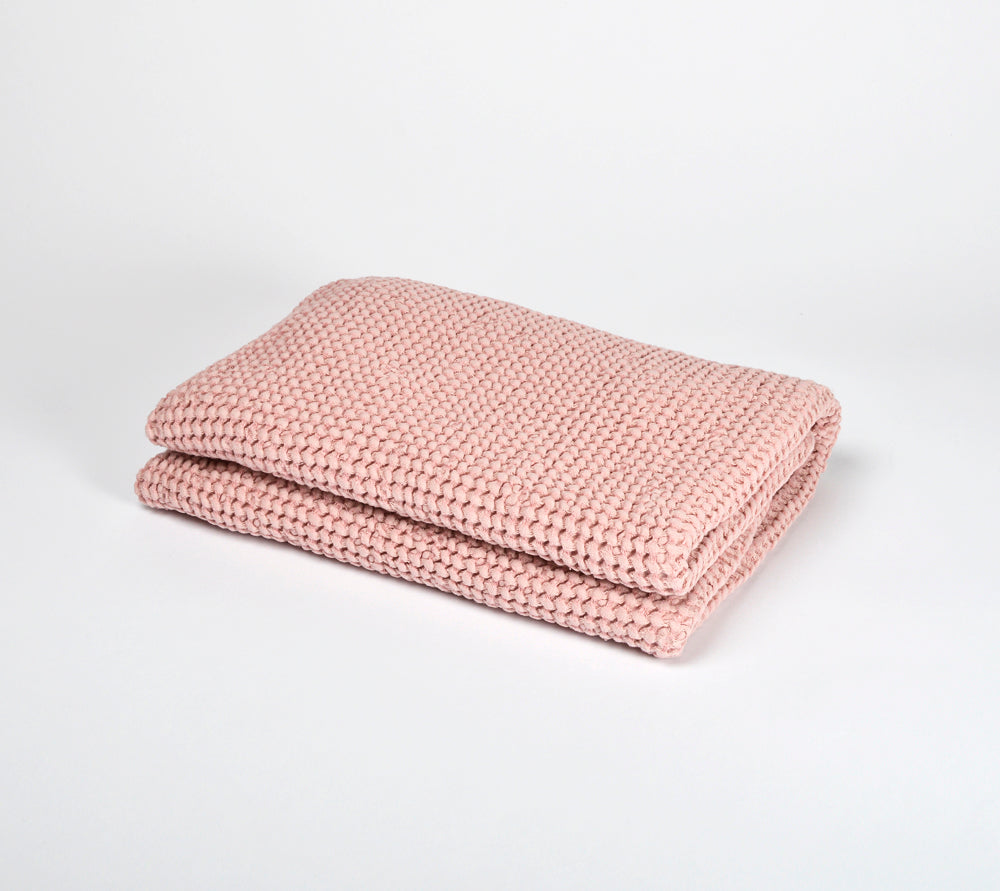 Linen/cotton waffle towel large